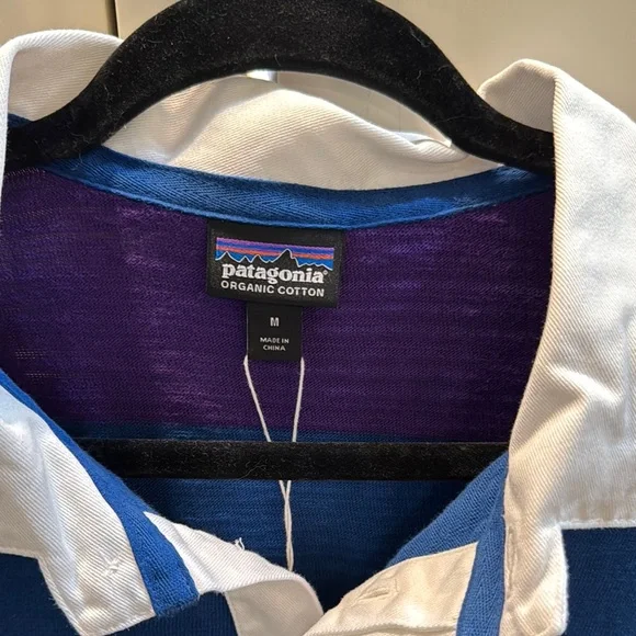 Patagonia Men's Striped Rugby Shirt - size M - Picture 2 of 7